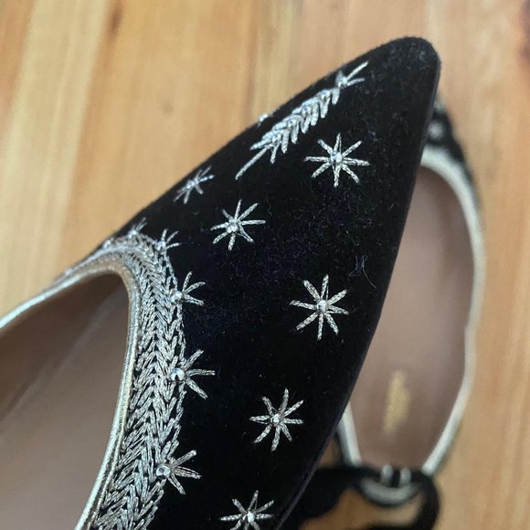 AQUAZURRA BLISS BALLET FLATS BLACK - Picture 3 of 7